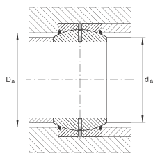 INA ؽ GE160-DO-2RS,  DIN ISO 12 240-1 ׼, ά,ഽܷ