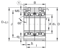 INA ǽӴ ZKLF2575-2RS-2AP, ,˫,˿װ,ഽʽܷ