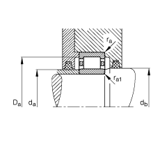 FAG Բ NU1011-E-M1,  DIN 5412-1 ׼Ҫߴ, Ƕλ, ɷ, ּ