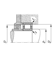 FAG Բ N232-E-M1,  DIN 5412-1 ׼Ҫߴ, Ƕλ, ɷ, ּ