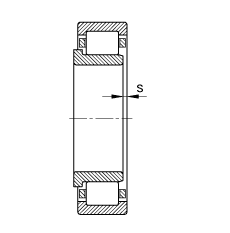 FAG Բ NJ320-E-TVP2,  DIN 5412-1 ׼Ҫߴ, 붨λ, ɷ, ּ